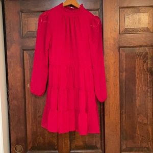 Francesca’s holiday red dress